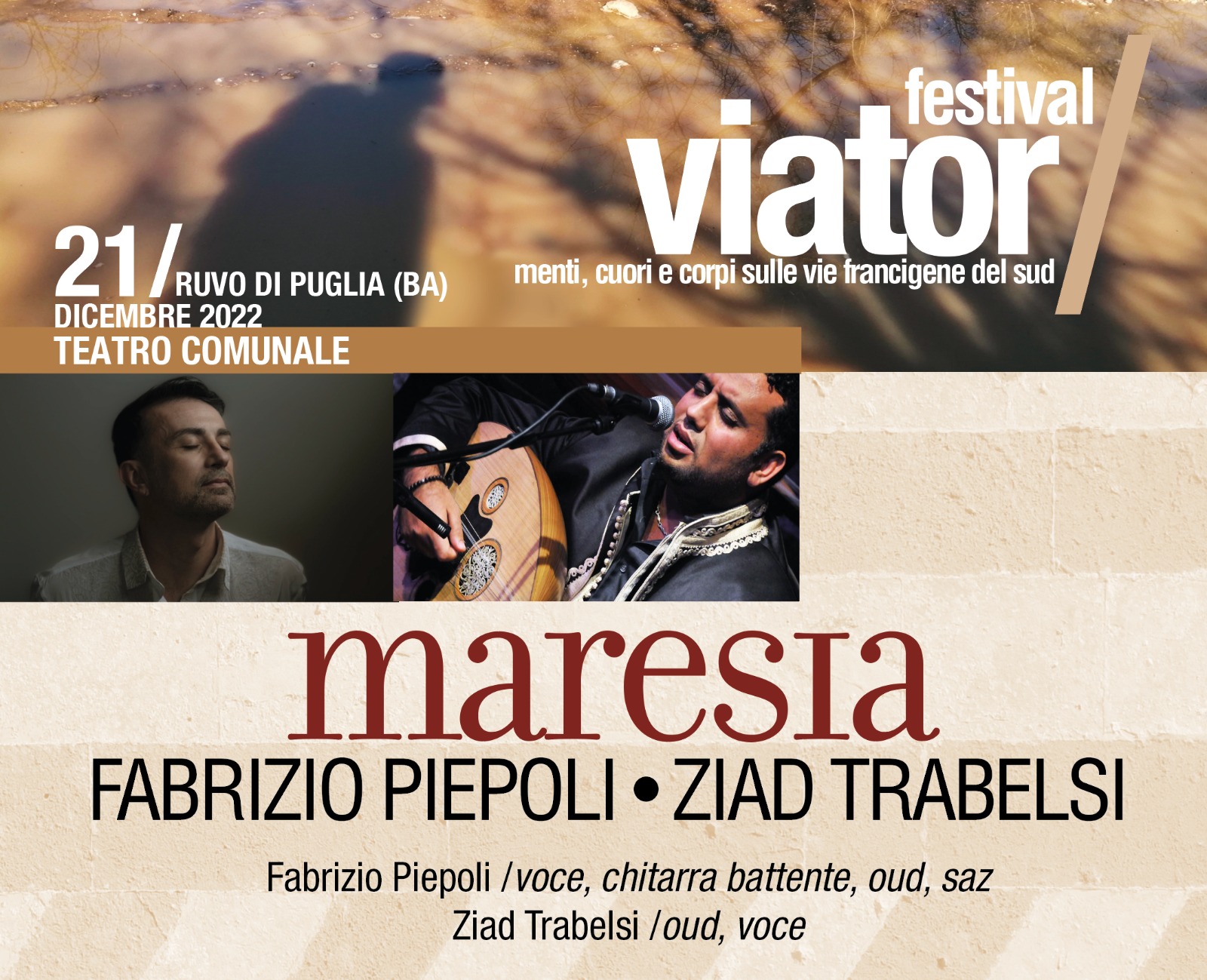 Maresia con Fabrizio Piepoli e Ziad Trabelsi